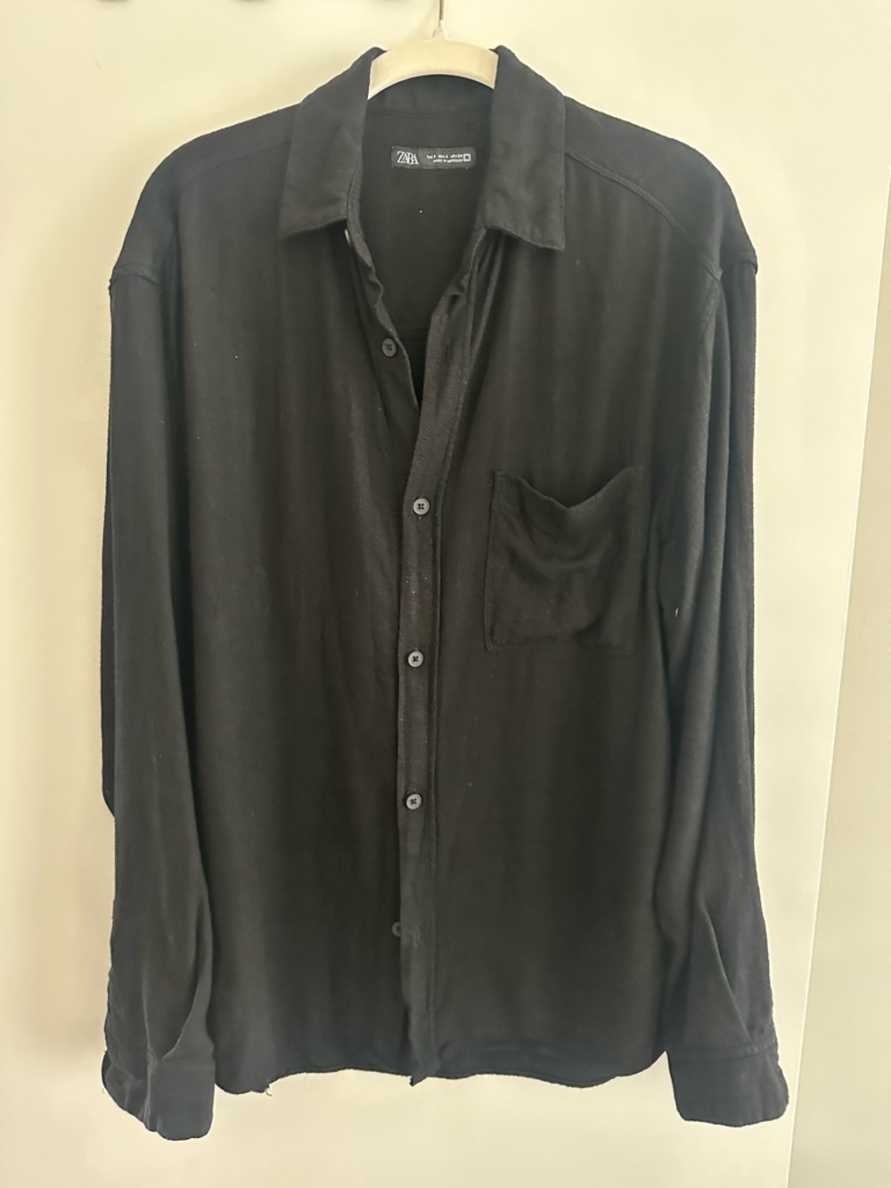 Zara Black Men's Collared Shirt